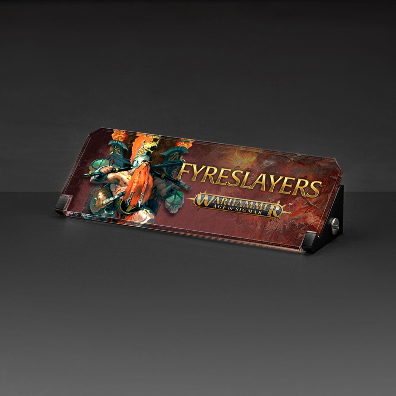Plaque for Warhammer Age of Sigmar – Fyreslayers