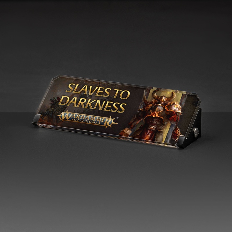 Plaque for Warhammer Age of Sigmar – Slaves To Darkness