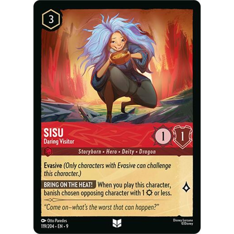 Sisu – Daring Visitor (119/204) [Fabled]