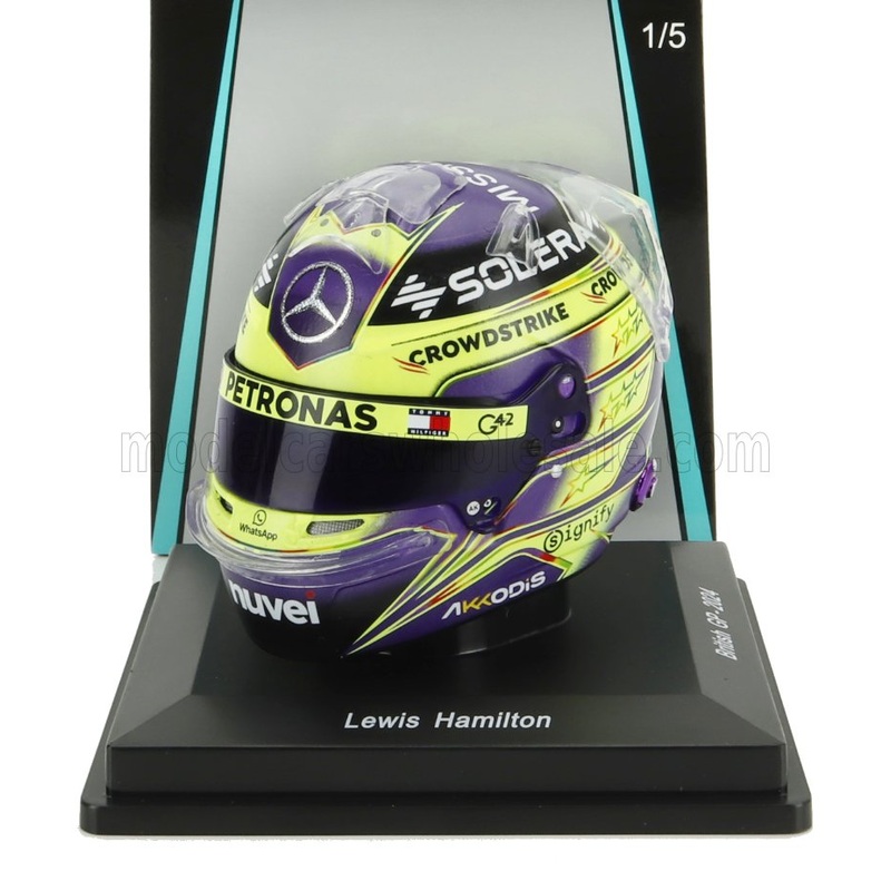 BELL HELMET | CASCO HELMET F1 LEWIS HAMILTON TEAM MERCEDES AMG PETRONAS MOTORSPORT FORMULA ONE N 44 WINNER BRITISH GP 2024