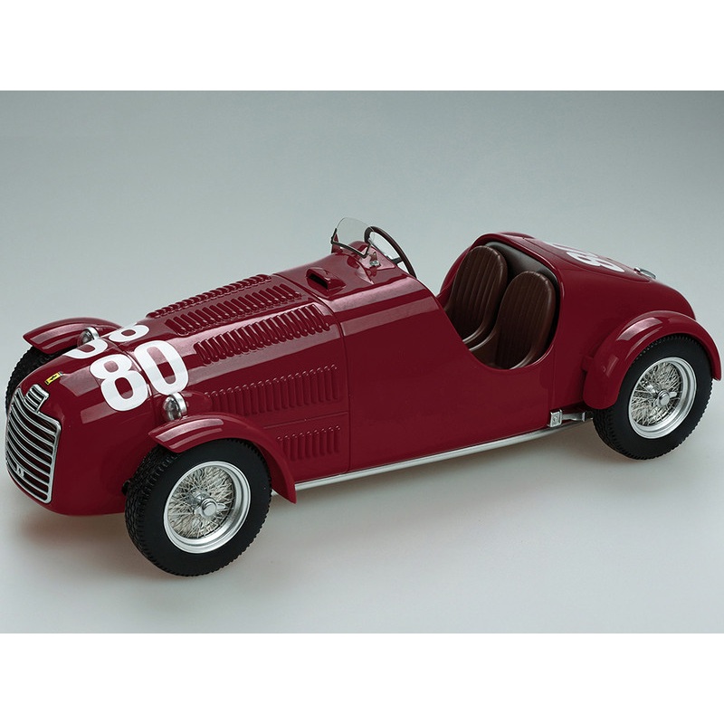 Ferrari 125C #80 Tazio Nuvolari Winner Circuito Di Parma (1947) Limited Edition to 90 pieces Worldwide Mythos Series 1/18 Model Car by Tecnomodel