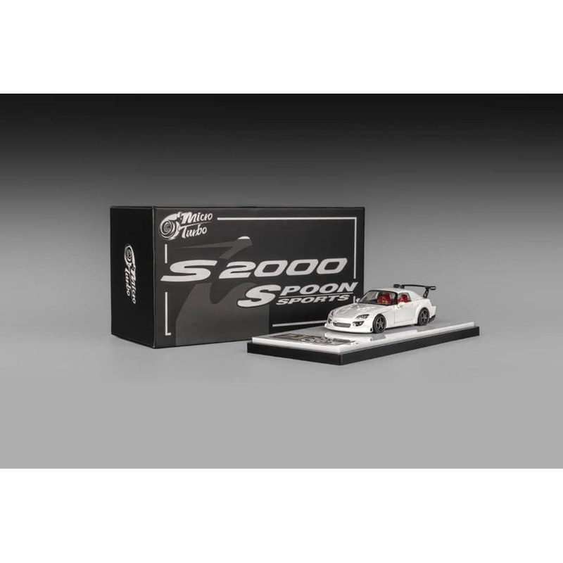 MicroTurbo MT 1/64 Honda S2000 AP1 Spoon Modified Metallic White