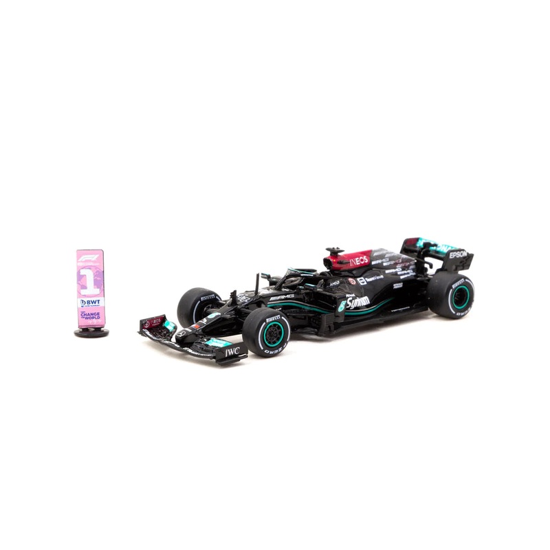 Tarmac Works 1/64 Mercedes-AMG F1 W12 E Performance So Paulo Grand Prix 2021 Winner Lewis Hamilton #44 – GLOBAL64