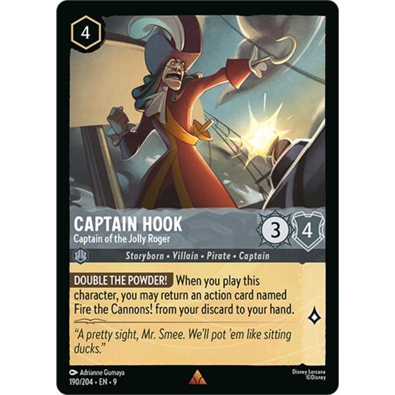 Captain Hook – Captain of the Jolly Roger (190/204) [Fabled]