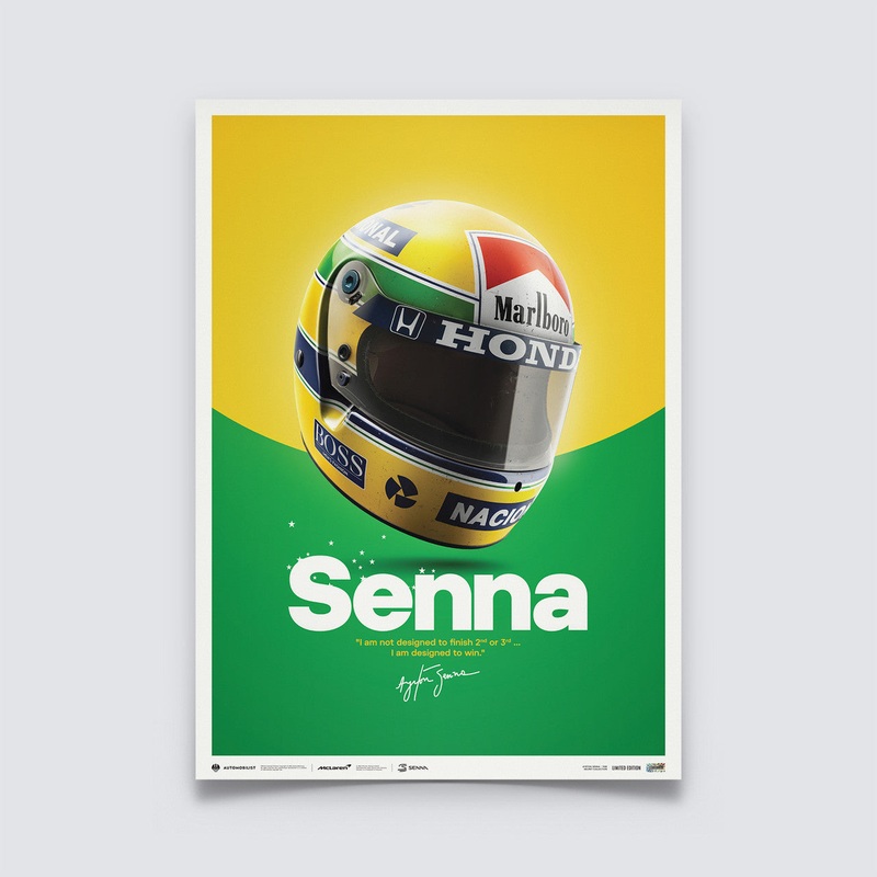 McLaren MP4/4 – Ayrton Senna – Helmet – San Marino GP – 1988 | Limited Edition