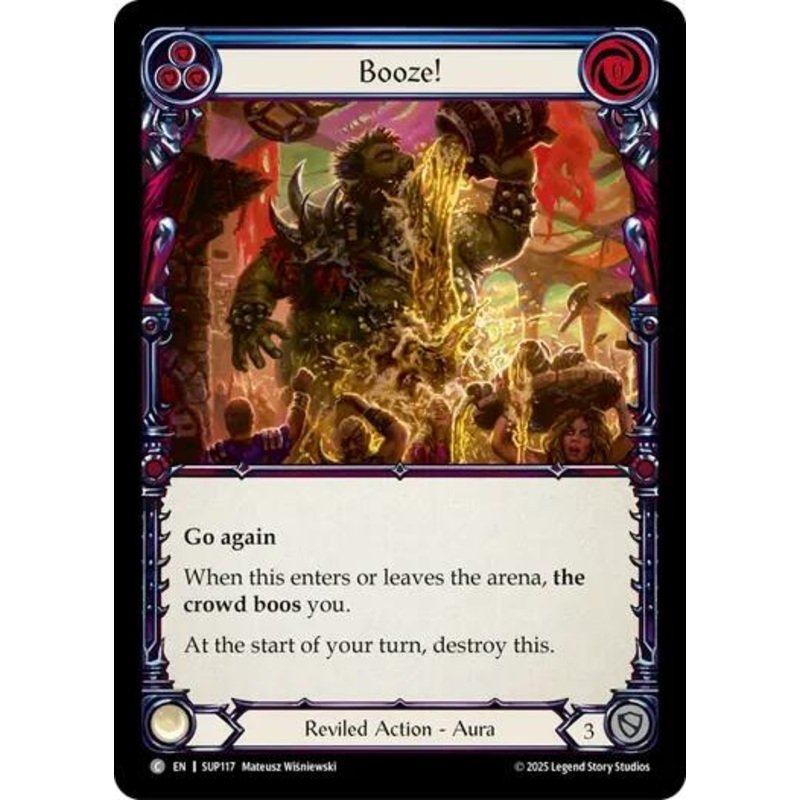 Booze! [SUP117] (Super Slam)  Rainbow Foil