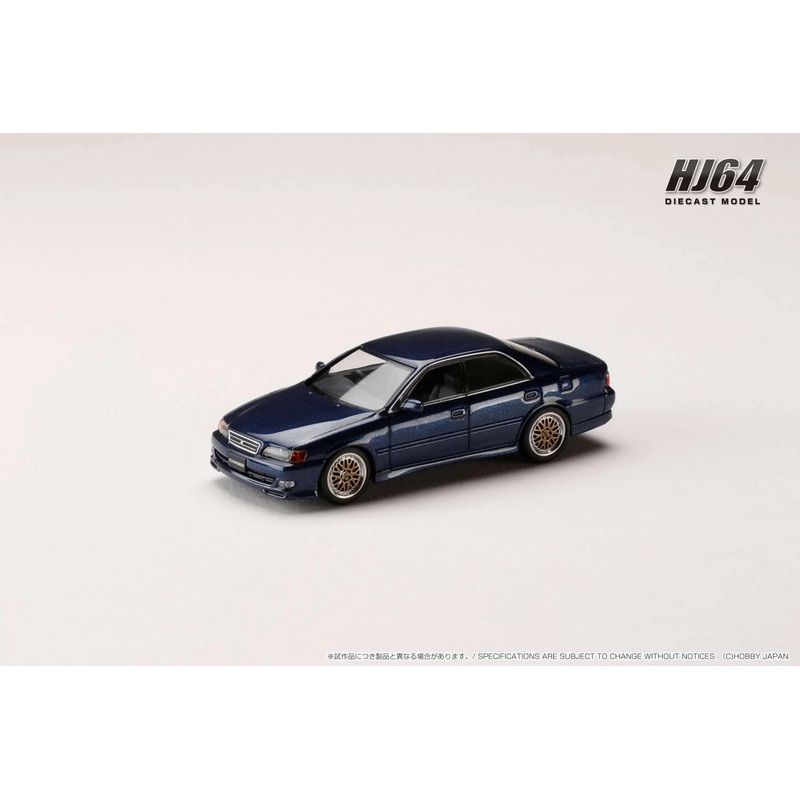 Hobby Japan 1:64 Toyota CHASER TOURER V (JZX100) 1998 / JDM STYLE DARK BLUE MICA (HJ644072DBL)