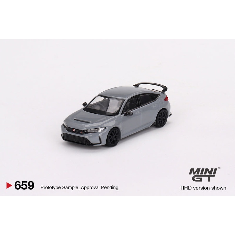 Mini GT 1:64 Honda Civic Type R Sonic Gray Pearl 2023 (MGT00659-CH)
