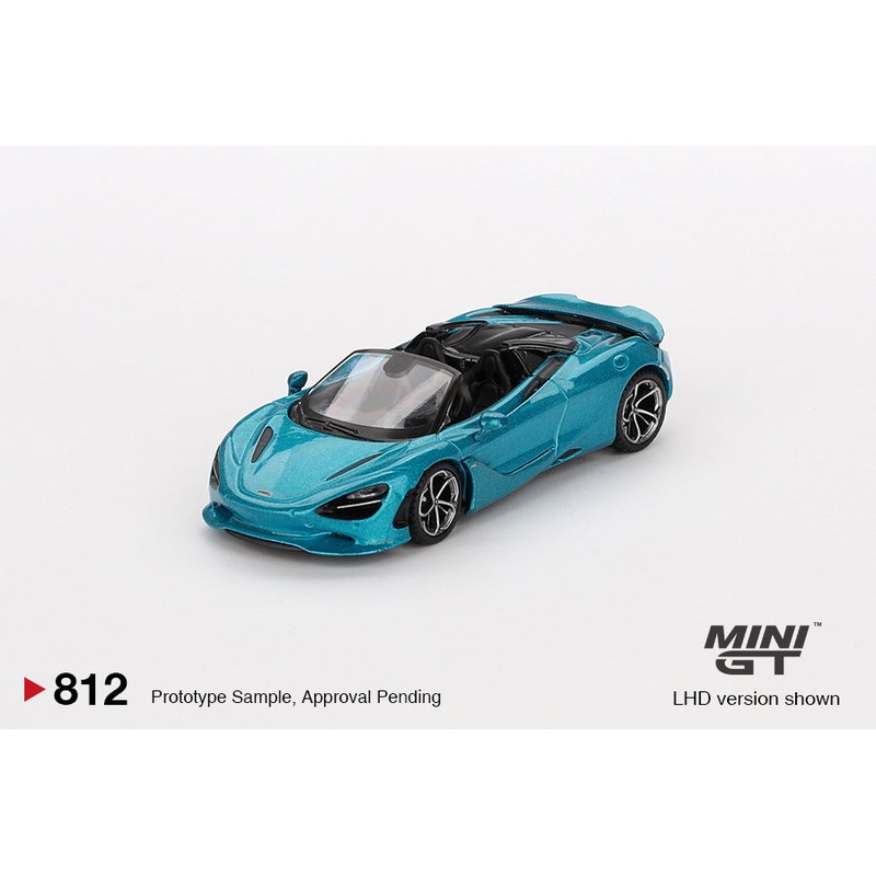 MINI GT #812 1/64 McLaren 750S Spider Belize Blue (RHD)