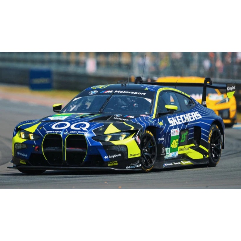 *PRE-ORDER* 2025 LeMans 24 Hour -#46 Valentino Rossi BMW M4 GT3 – 1:18 Scale Model – Minichamps