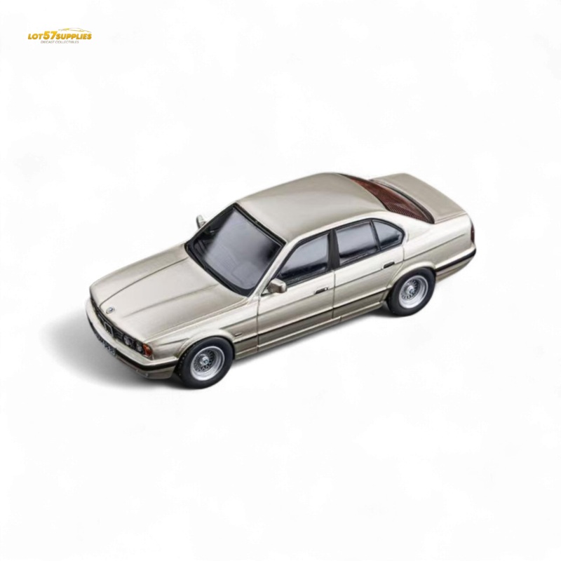 (Pre-Order) DCM BMW E34 5-Series Sedan – Cashmere Beagle Gold 1:64