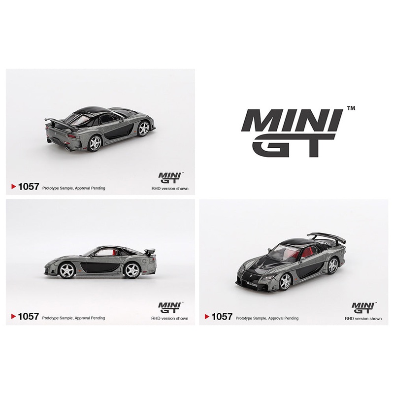 *PREORDER* MINI GT 1:64 Mazda RX-7 (FD3S) VeilSide Forunte Edition in Grey