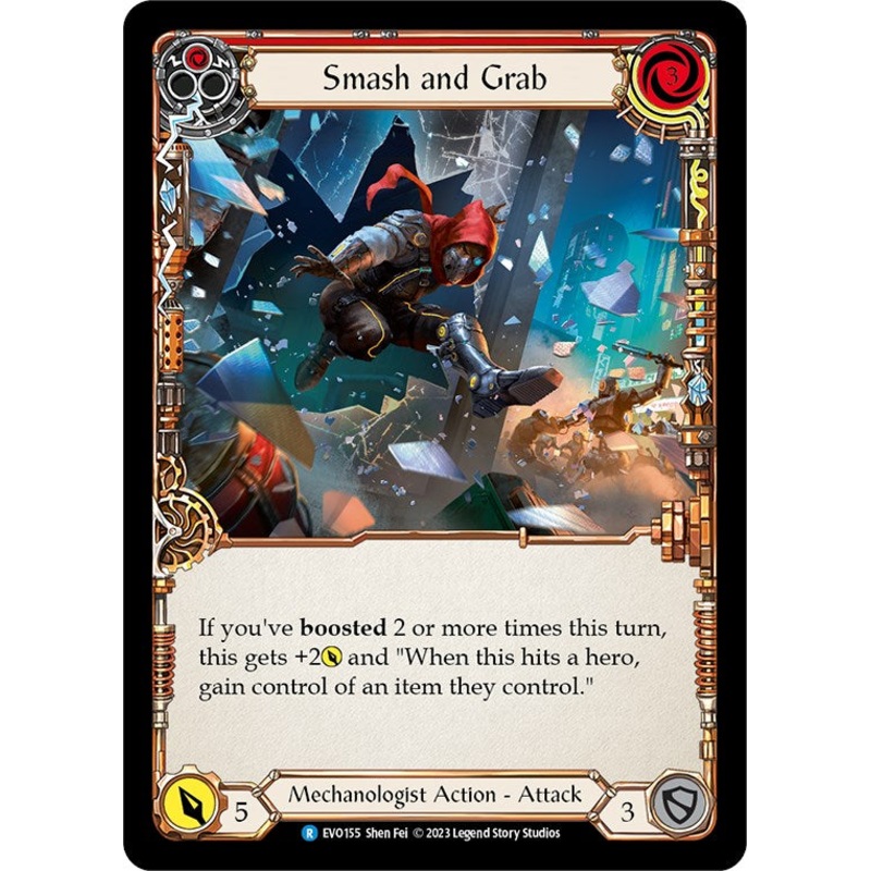 Smash and Grab [EVO155] (Bright Lights)  Rainbow Foil