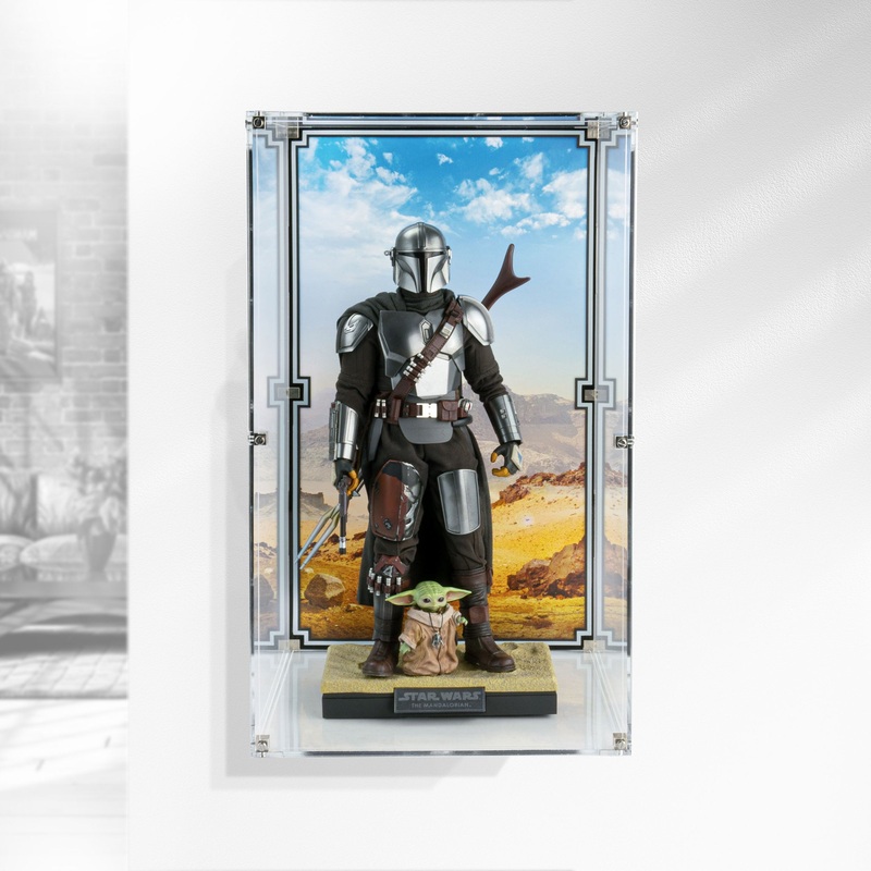Standard Wall Mounted Display Cases for Hot Toys 1/6th Scale Figure