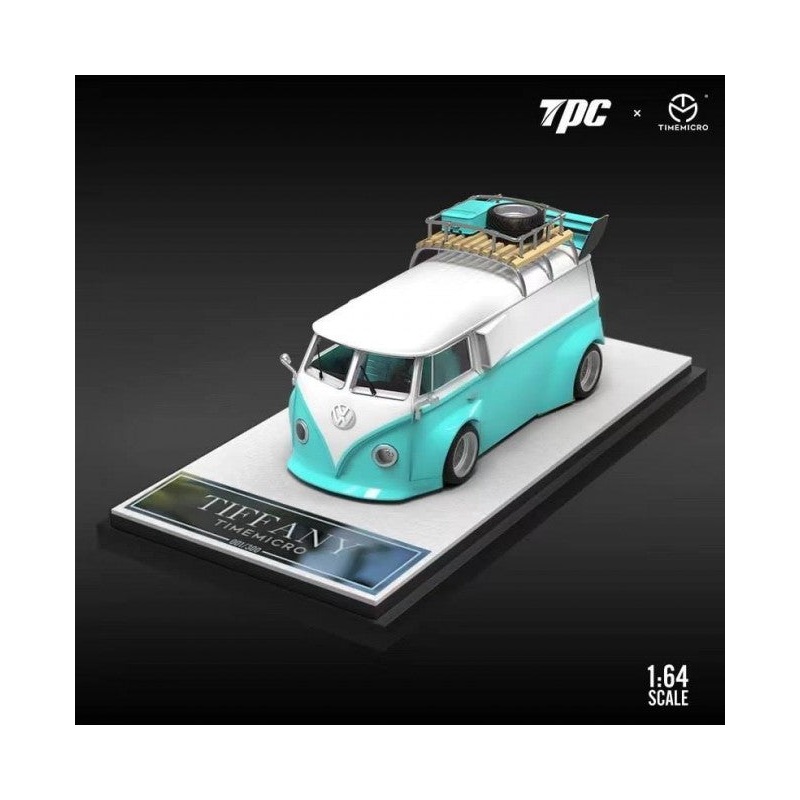 TM*TPC 1/64 VW T1 Van Tiffany blue with accessories