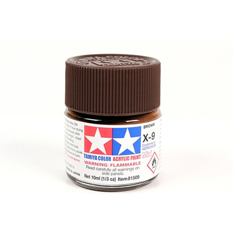 Acrylic Mini X-9 Brown Paint