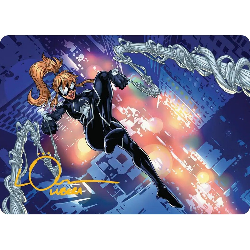 Arana, Heart of the Spider Art Card (Gold-Stamped Signature) [Marvel’s Spider-Man Art Series]