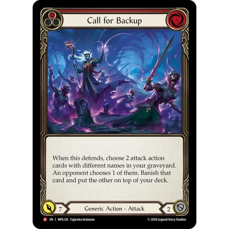 Call for Backup [MPG126] (Mastery Pack Guardian)  Rainbow Foil