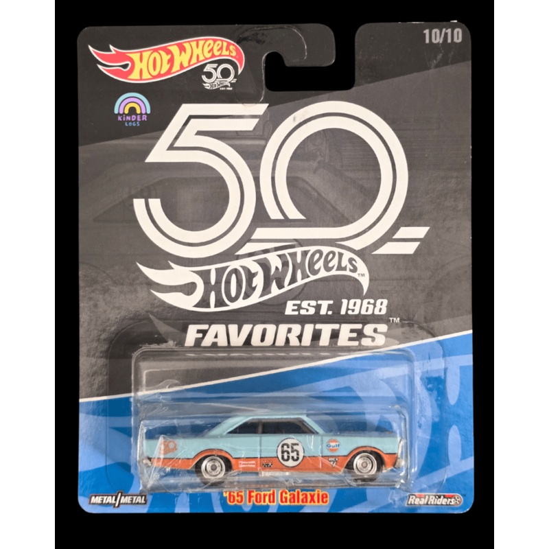 Hot Wheels 1965 Ford Galaxie Gulf Edition (Taped Blister)