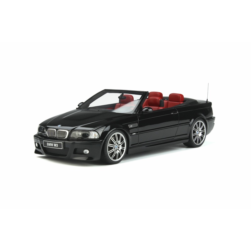 Ottomobile 2004 BMW M3 E46 Convertible Jet Black OT380 1:18 Scale – New