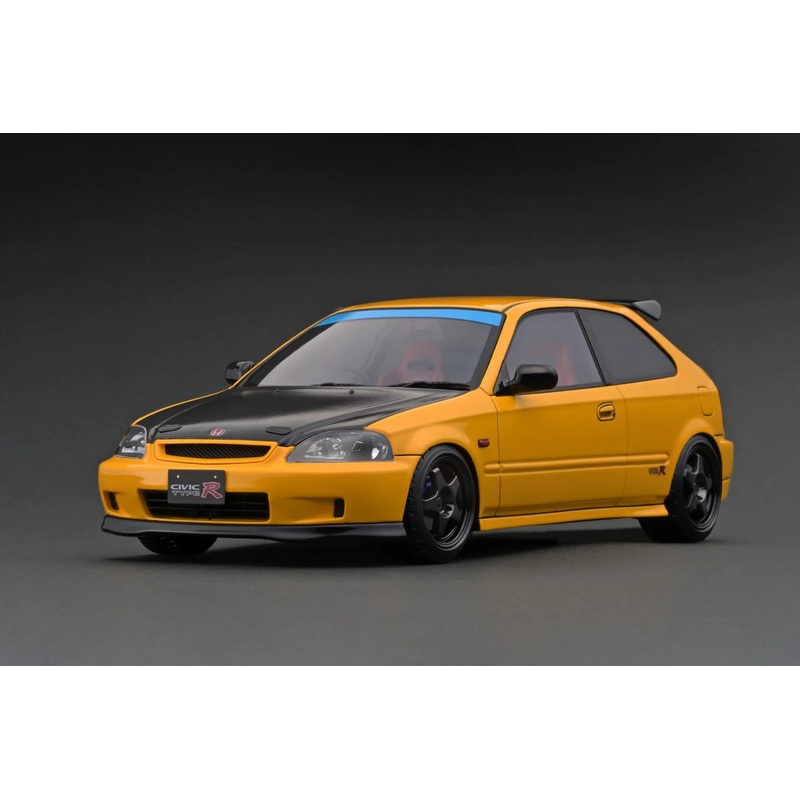 IGNITION MODEL 1/18 IG 2676 Honda CIVIC (EK9) Type R Yellow