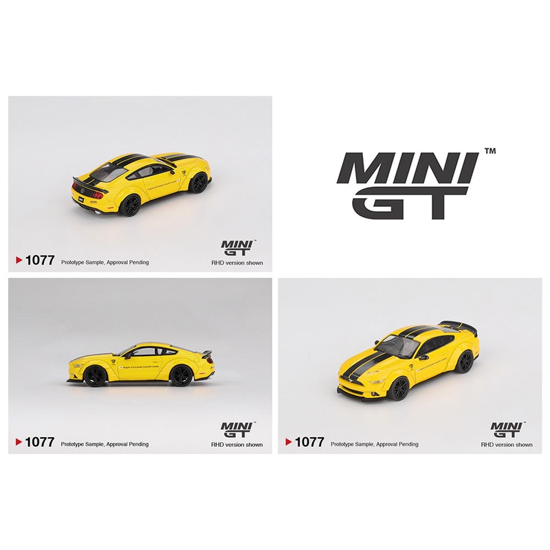 *PREORDER* MINI GT 1:64 Ford Mustang LB-WORKS in Triple Yellow