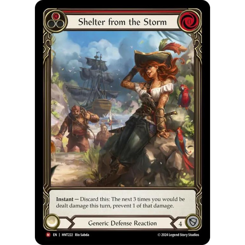 Shelter from the Storm (Extended Art) [HNT222] (The Hunted)  Rainbow Foil