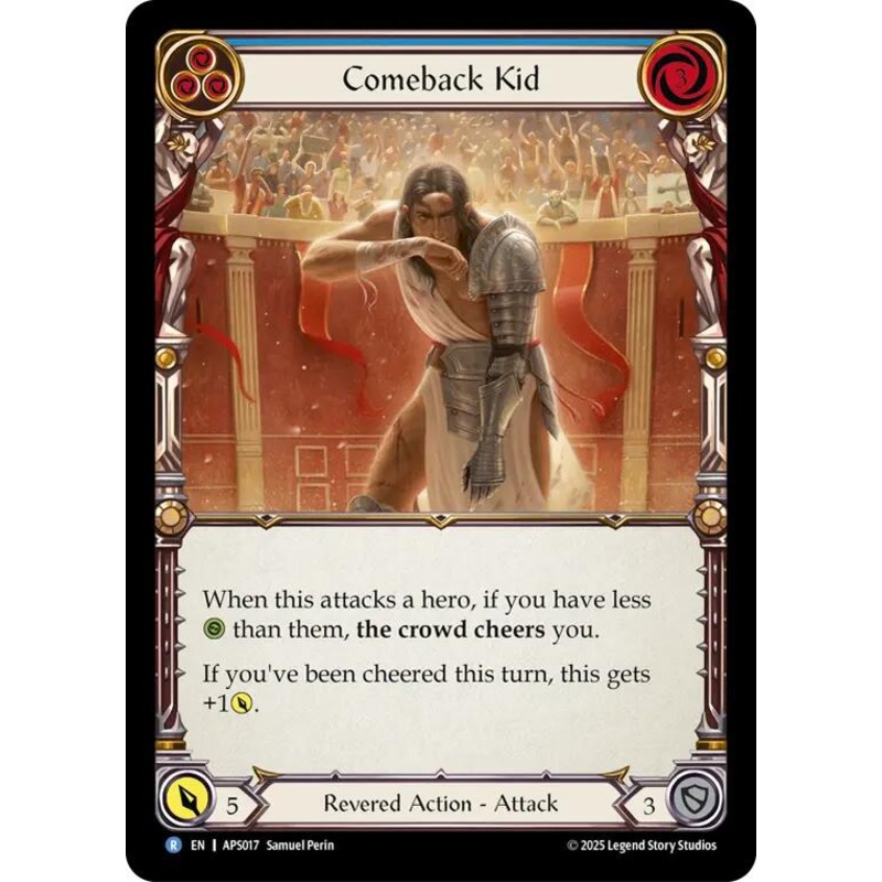 Comeback Kid (Blue) [APS017] (Armory Deck: Pleiades)