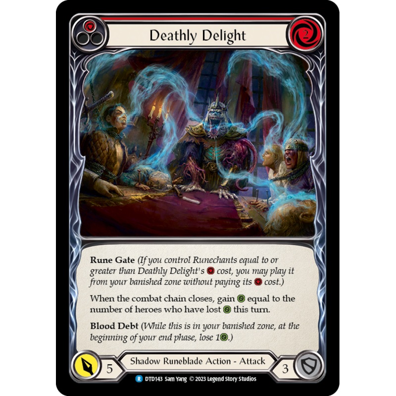 Deathly Delight (Red) [DTD143] (Dusk Till Dawn)