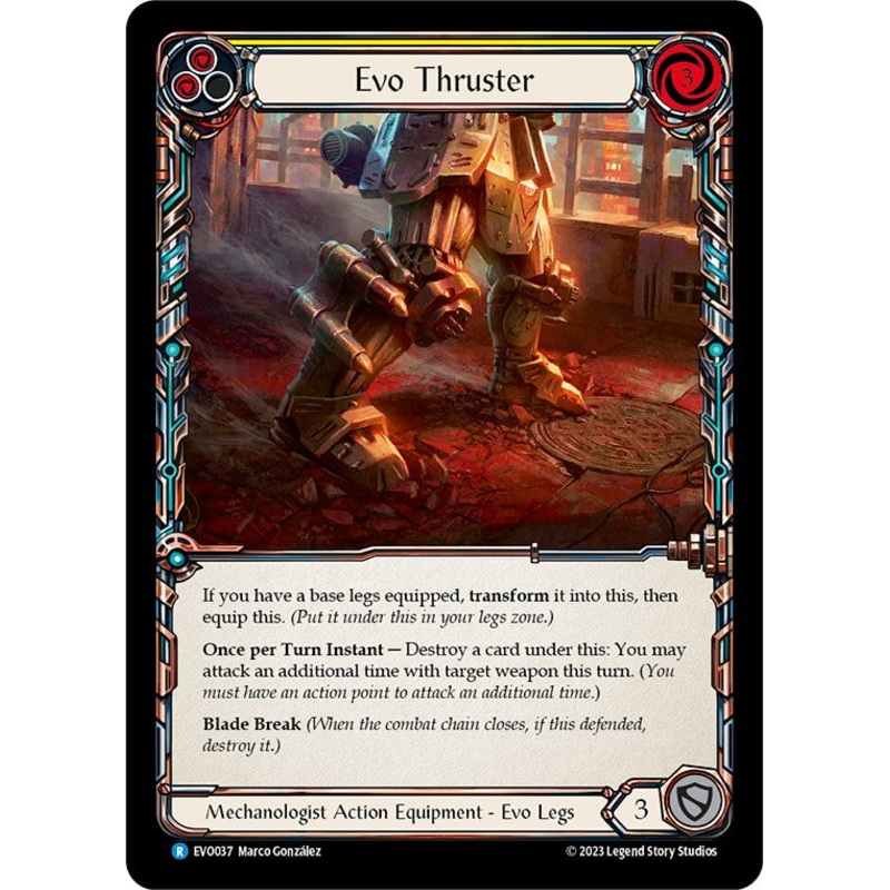 Evo Thruster [EVO037] (Bright Lights)  Cold Foil