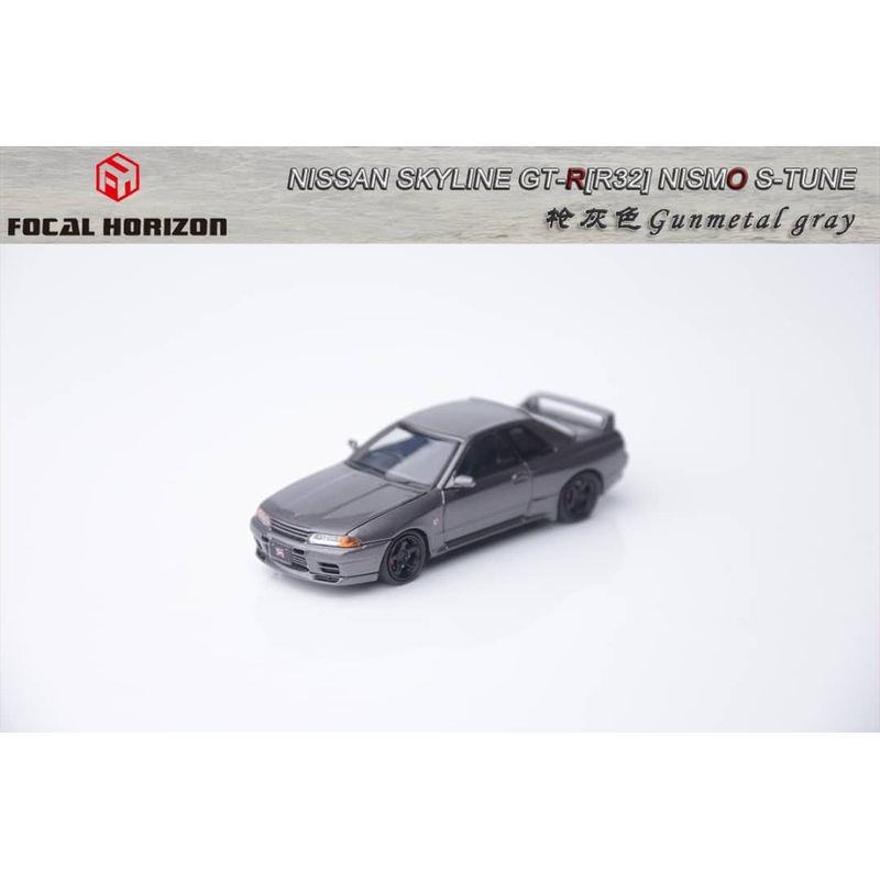 Focal Horizon FH 1/64 Nismo S-Tune Skyline GT-R R32 Gun Metal Grey