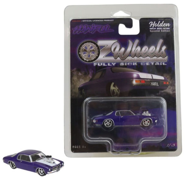 OZ WHEELS – Hanful Monaro Fully Sick Detail In Protector – 1:64 Scale Diecast Model