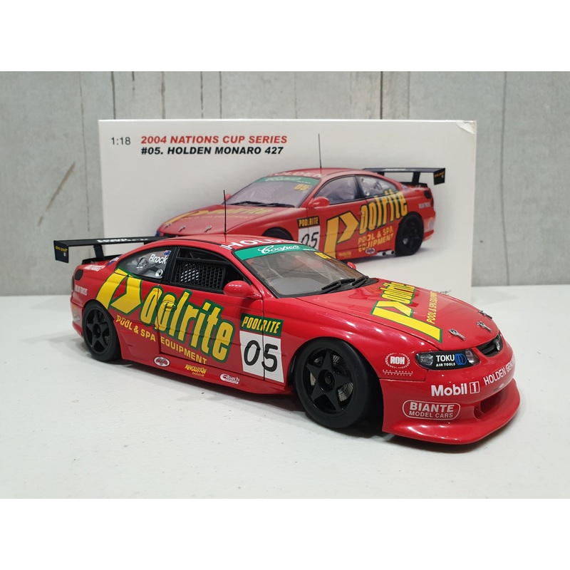 PETER BROCK – 2004 NATIONS CUP SERIES #05 HOLDEN MONARO 427 – 1:18 SCALE DIECAST MODEL – AUTOart