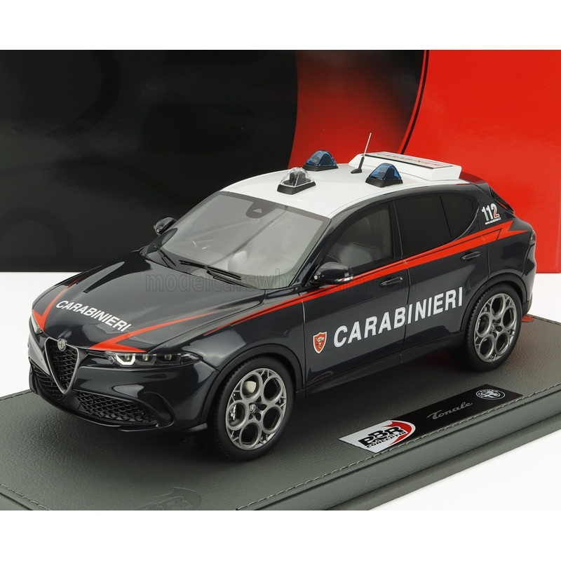 ALFA ROMEO – TONALE VELOCE CARABINIERI 2023 – CON VETRINA – WITH SHOWCASE – BLUE WHITE RED