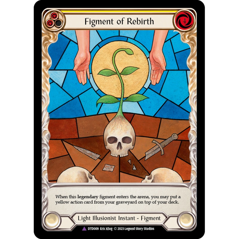 Figment of Rebirth // Avalon, Archangel of Rebirth (Marvel) [DTD009] (Dusk Till Dawn)  Cold Foil