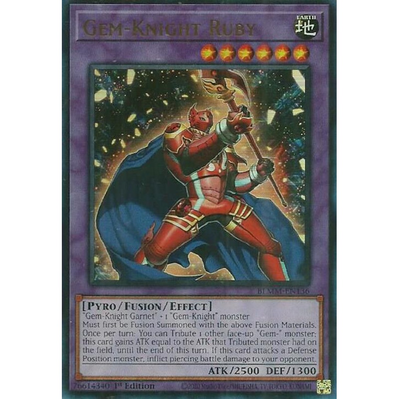 Gem-Knight Ruby [BLMM-EN136] Ultra Rare