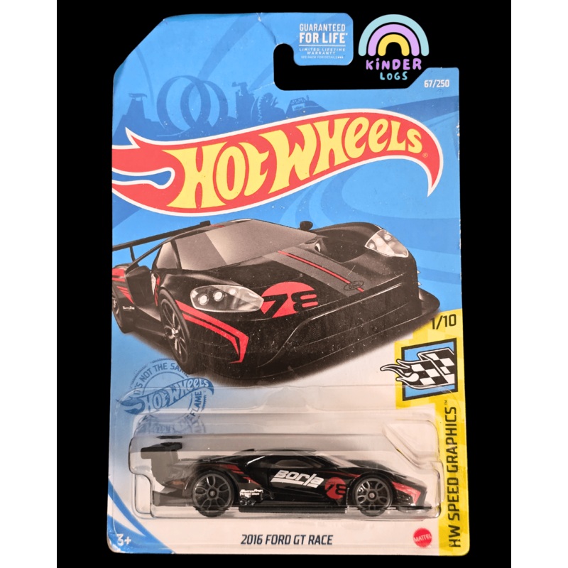 Hot Wheels 2016 Ford GT Race Borla Edition (Imported)