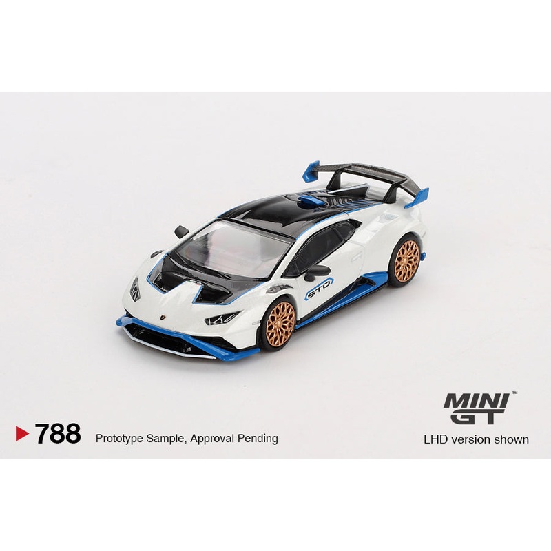 Mini GT 1:64 Lamborghini Huracn STO Bianco Asopo (MGT00788-CH)