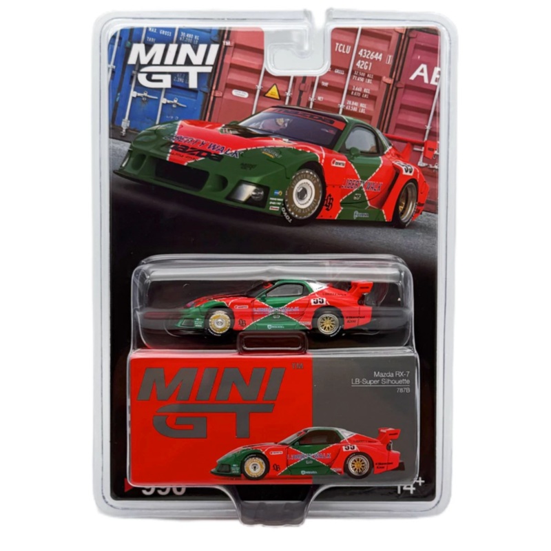 MINI GT #990 1/64 Mazda RX-7 LB-Super Silhouette 787B – BLISTER PACK
