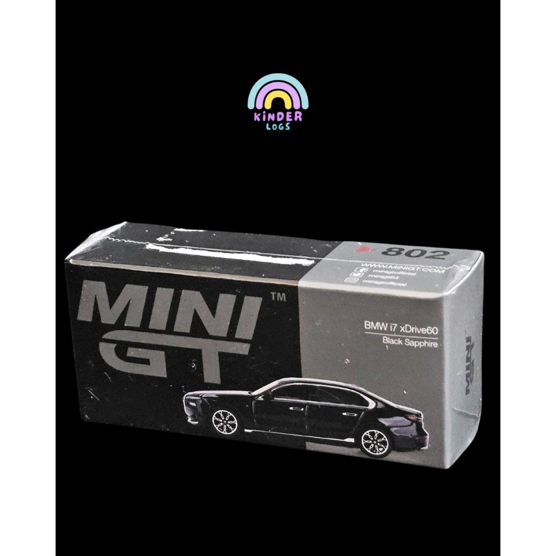Mini GT BMW i7 xDrive60 (Black Sapphire) – Sealed Box