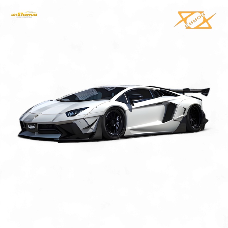 (Pre-Order) 404error LBWK Aventador 2.0 – White 1:64