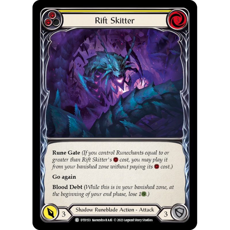 Rift Skitter (Yellow) [DTD153] (Dusk Till Dawn)