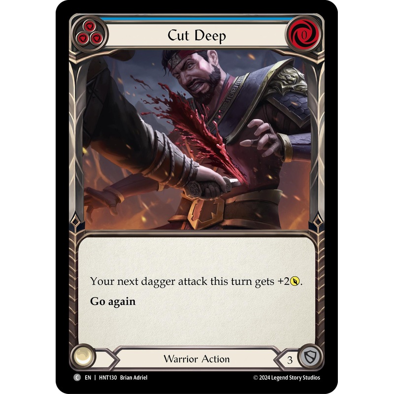 Cut Deep (Blue) [HNT130] (The Hunted)  Rainbow Foil