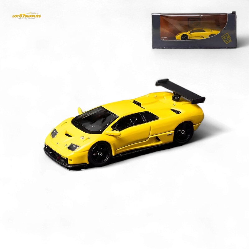 DCM Lamborghini Diablo GT-R Yellow Diecast Model 1:64 Limited to 500 Pcs