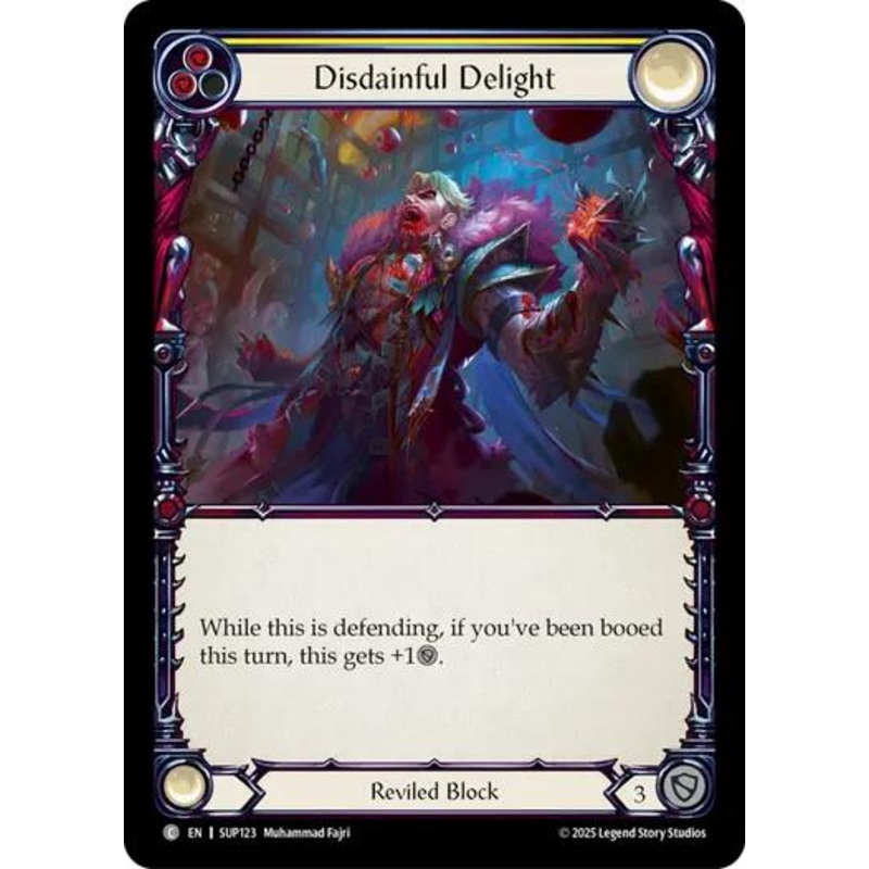 Disdainful Delight [SUP123] (Super Slam)  Rainbow Foil