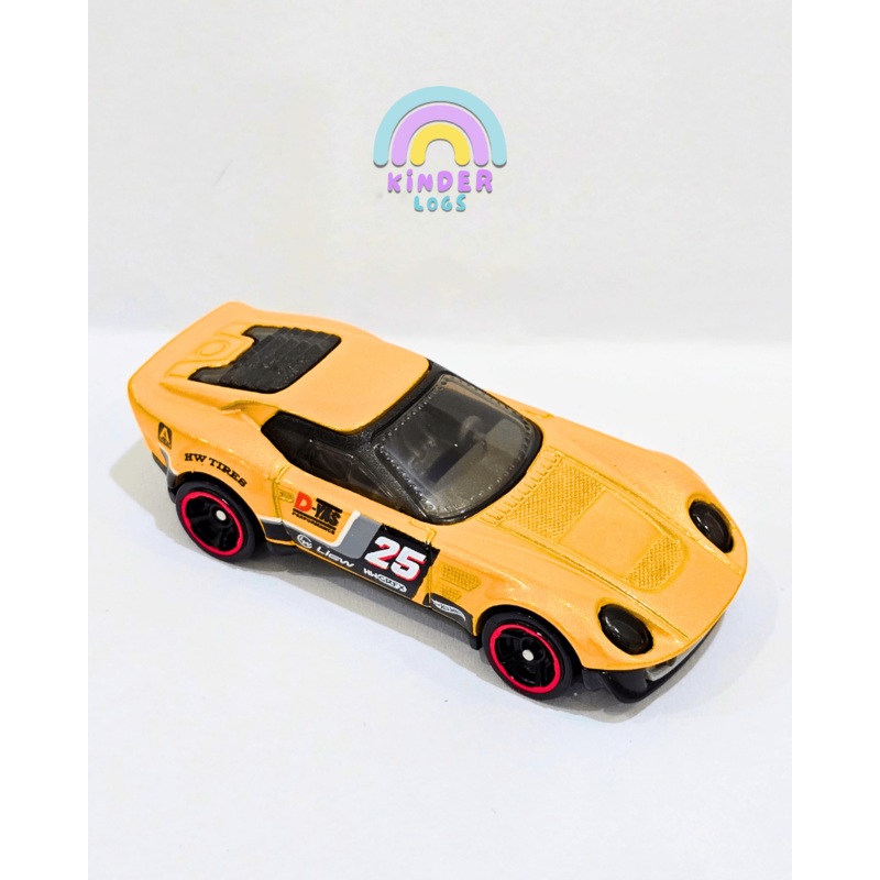 Hot Wheels El Segundo Coupe – Orangish Yellow (Uncarded – New)