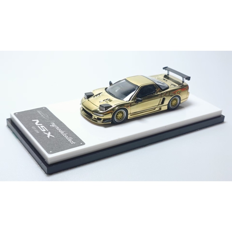 Model Collect 1:64 Honda NSX NA1 Chrome Gold