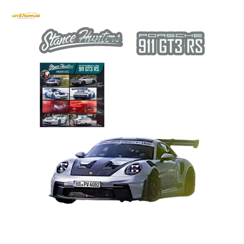 (Pre-Order) Stance Hunters Porsche 911 GT3 RS – Nrburgring Livery 1:64