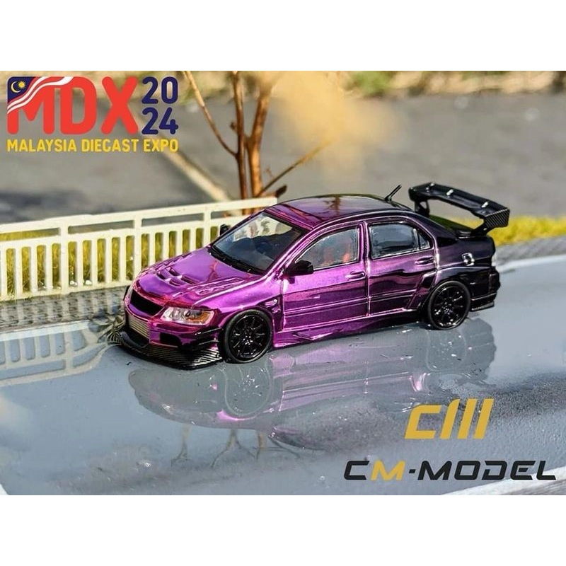 CM MODEL Mitsubishi Lancer Evolution IX ( WITH KEYCHAIN ) Special Edition  MDX24 EXCLUSIVE