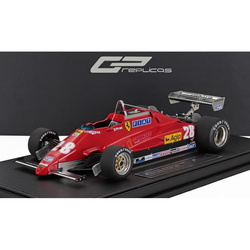 FERRARI – F1  126C2 (late version) N 28 WINNER HOLLAND ZANDVOORT GP 1982 DIDIER PIRONI – RED
